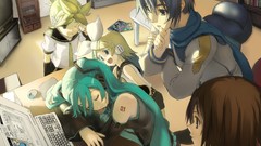 Miku vocaloid meiko kaito hatsune rin kagamine len