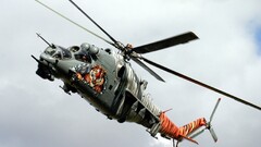 Mil Mi-24 Mi-24 military aircraft vehicle Helicopters