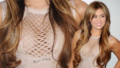 Miley cyrus Actress cleavage