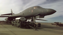 Military airplanes bomber B1