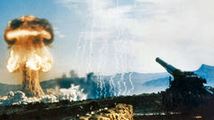 Military artillery nuclear explosions