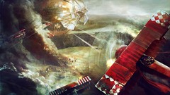 Military battles artwork