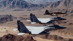 Military deserts planes f-15