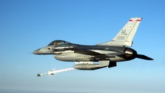 Military f-16 fighting falcon