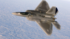 Military F-22 Raptor Aircraft