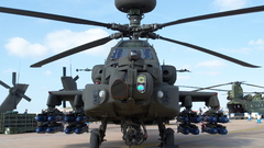 military Helicopters Aircraft Boeing Apache AH-64D ah-64 apache
