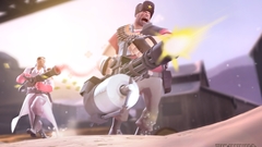 Military Machine gun Team