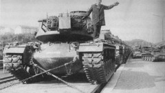 Military monochrome tanks artwork grayscale