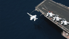 Military Navy aircraft carriers.
