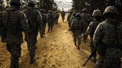 Military patrol US Army