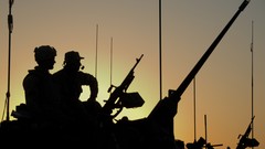 Military silhouettes