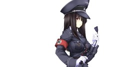 Military swastika hats Simple