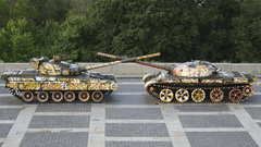 Military tanks