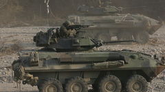Military tanks