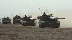 Military tanks