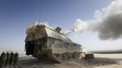 Military tanks artillery