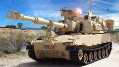 Military tanks artillery