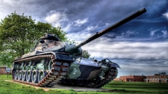 Military tanks HDR Photography
