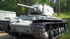 Military tanks kv-1 Russian