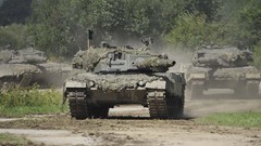 Military tanks Leopard 2