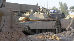 Military tanks M1A1 Abrams