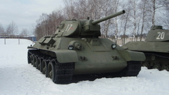Military tanks T-34