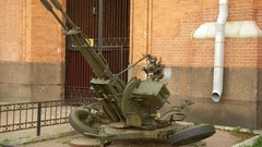 Military weapons anti-aircraft ZU-23-2