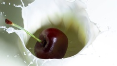 Milk food cherry drinks