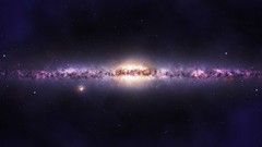 Milky Way galaxies outer space