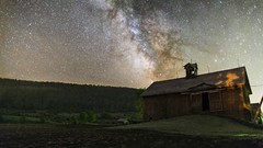 Milky Way houses cabin