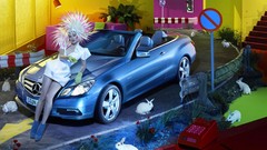 Milla Jovovich Mercedes-Benz