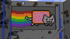 Minecraft nyan cat game