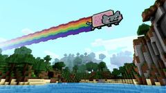 Minecraft nyan cat game
