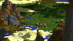 minecraft render video games depth of field PC gaming