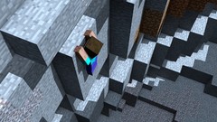 Minecraft steve cinema 4d tapeta