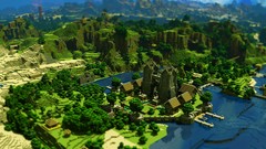 Minecraft tilt-shift
