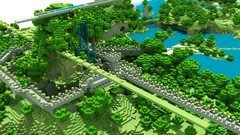 Minecraft tilt-shift