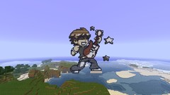 Minecraft video games pixel art