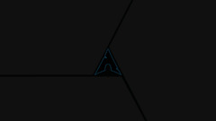 Minimalism abstract digital art black background