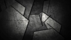 Minimalism abstract monochrome pattern geometry shapes dark