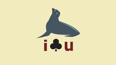 Minimalism Animals Simple Background Seals beige background