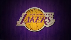Minimalism basketball Sport los angeles lakers purple logo
