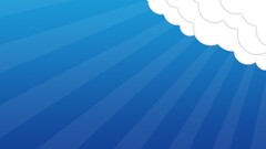 Minimalism blue background clouds digital art texture