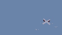 Minimalism blue Pokémon