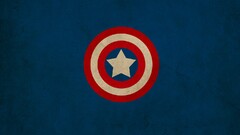 Minimalism cartoon captain america marvel comics