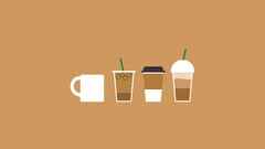 Minimalism coffee cup artwork Simple Background food