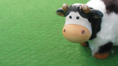 Minimalism cow toy