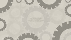 Minimalism gears digital art