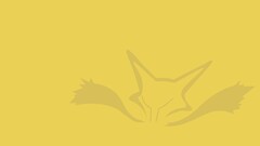 Minimalism Pokémon Anime Simple Background yellow background