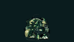 Minimalism Sea underwater diving artwork Simple Background